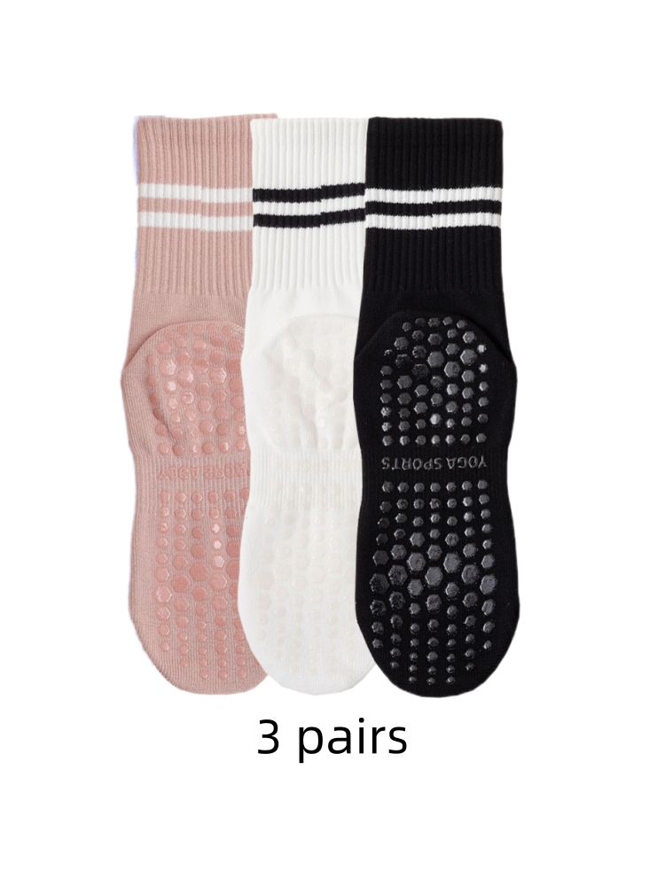 Medias Para Pilates Y Yoga - 3 pares de meias de ioga,