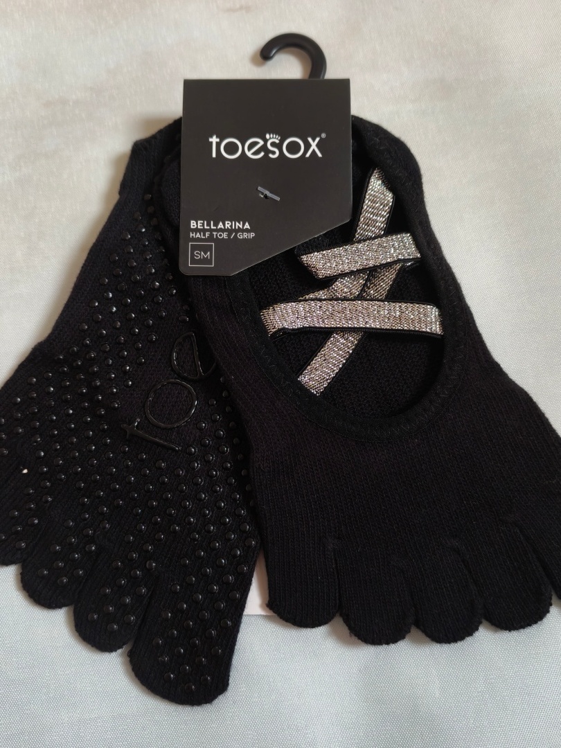 Meias de Yoga Toesox com Cinco - Medias Para Pilates Y Yoga avaliação e preço