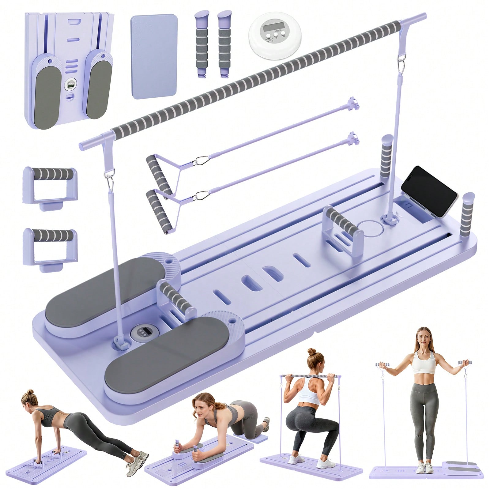 Reformer de Pilates com Barra, - Pilates & Yoga Vida avaliação e preço