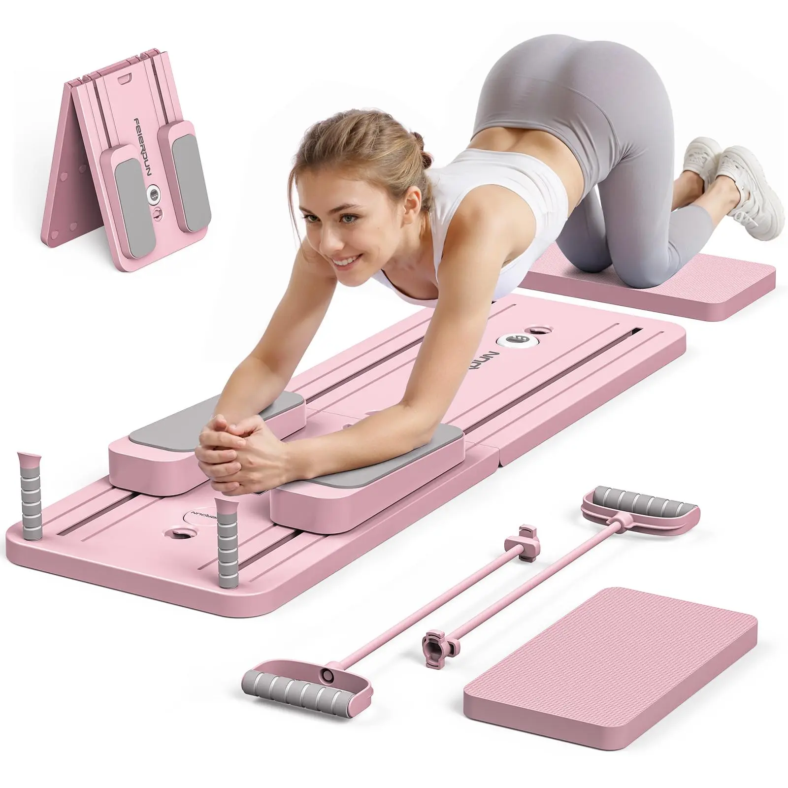 Prancha de Pilates Dobrável Mu - Pilate Yoga Workout avaliação e preço